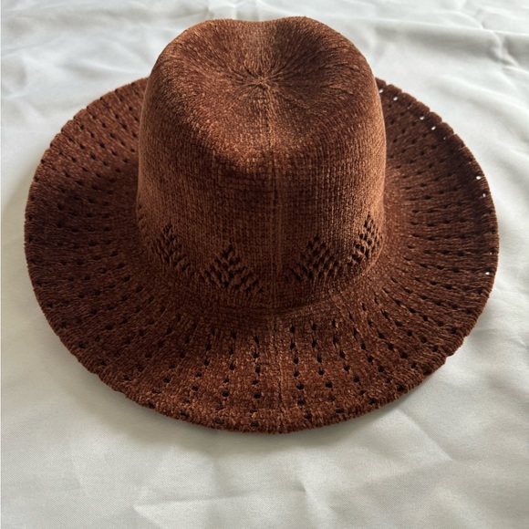 [San Diego Hat Co] Brown Felt Wide Brim Hat - Picture 4 of 6